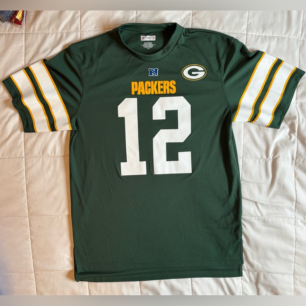 Team Apparel Green Bay Packers #12 Rogers Jersey